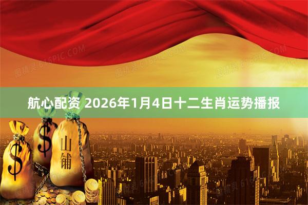 航心配资 2026年1月4日十二生肖运势播报